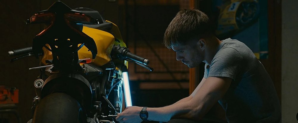 Illustration de Ducati 1299 Preparation Film Burn Out